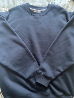 Navy Blue Pro Club Crew Neck Size Large New 