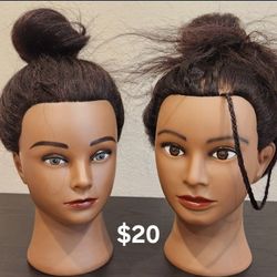 Cosmetology Hair Mannequins-$20 For Both! 