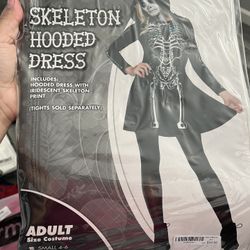 Skeleton hood dress