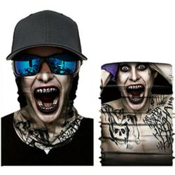 APack of 2.Skull Neck Gaiter Face Mask