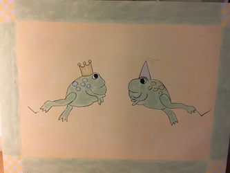 Frog Prince painting.