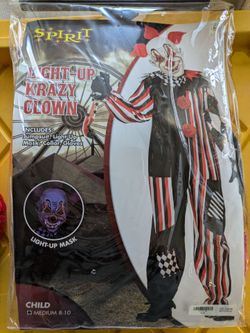 Halloween Costume Krazy Clown