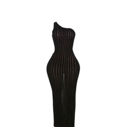 Black One Shoulder Dress