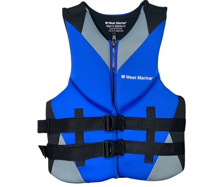 West Marine Men's Life Jacket - Size Medium (Over 90 lbs)