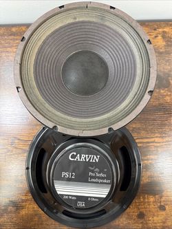 CARVIN American PS12 Pro Series - 200W  8 Ohm - 12" Woofers 2" VC - Sweep Demo