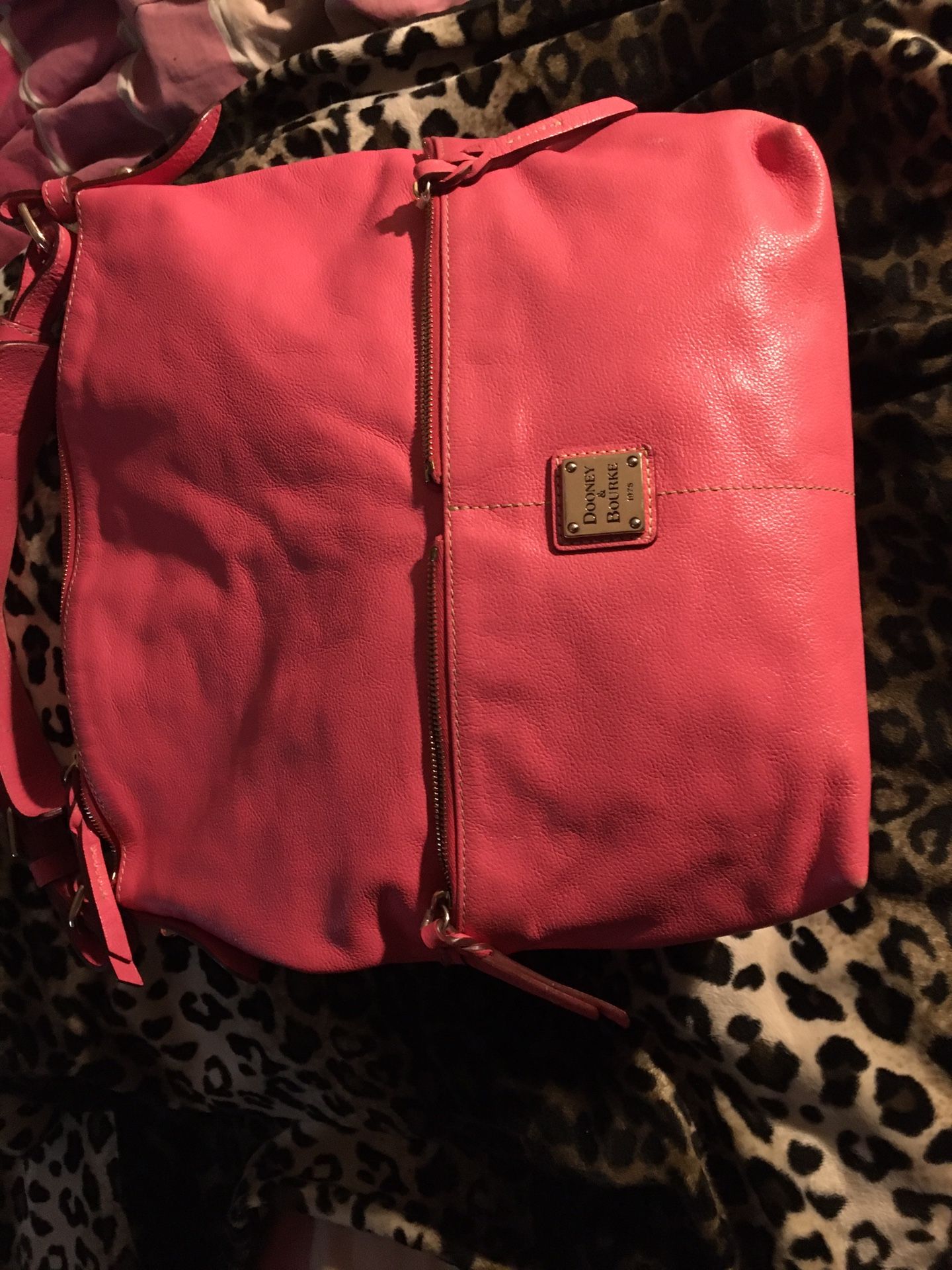 Dooney & Bourke bubble gum pink leather purse