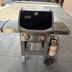 Asador Weber En Perfectas Condiciones Con Tamque Incluido 