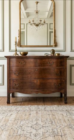 Vintage Solid Oak Dresser/Chest of Drawers