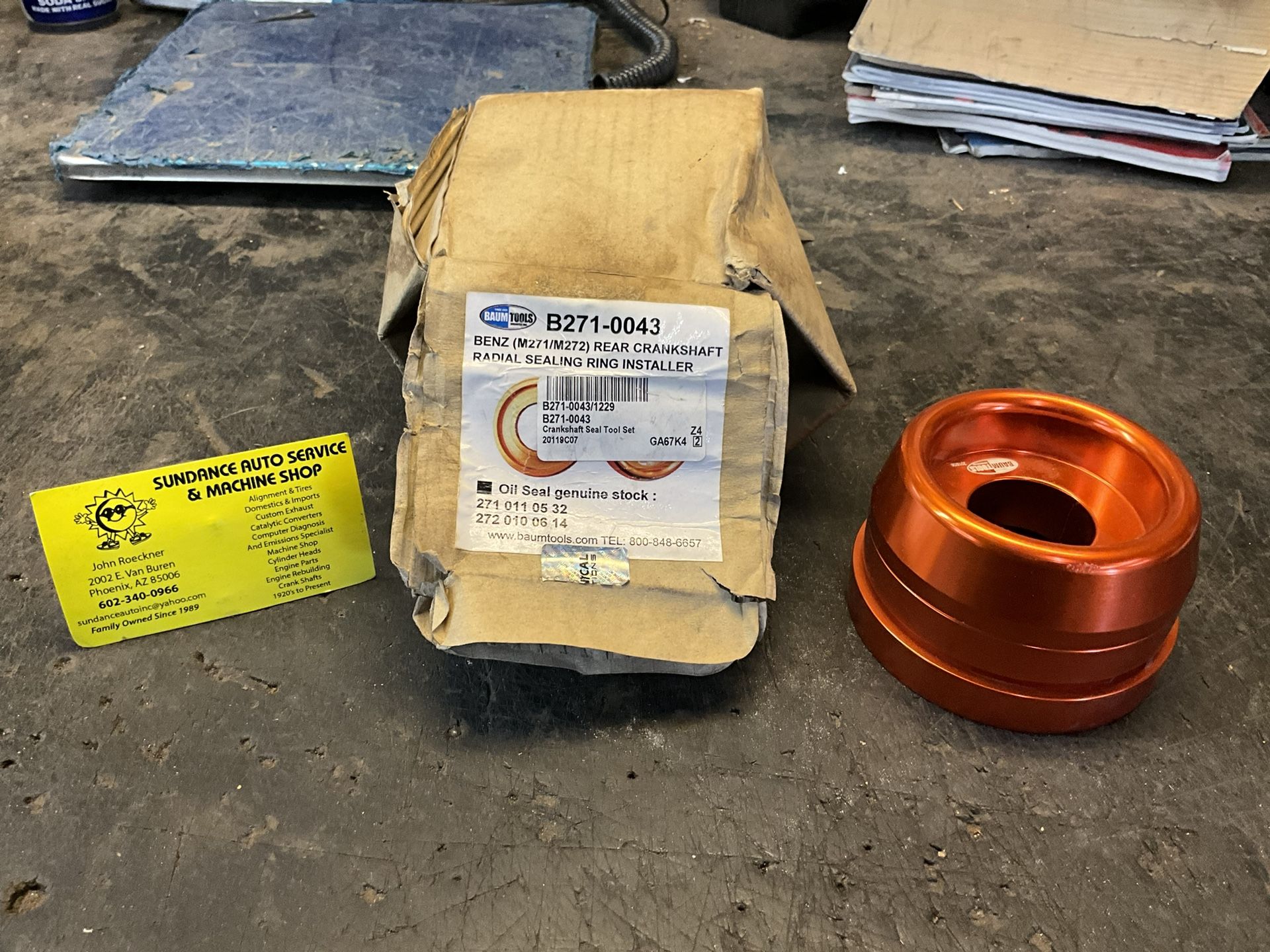 Baum Tools Mercedes Benz Rear Crankshaft Seal Remover / Installer Part #B271*0043