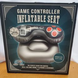 Brand New in Box! Game Controller Inflatable Chair Seat 3.5' Long Supports up to 220Lbs