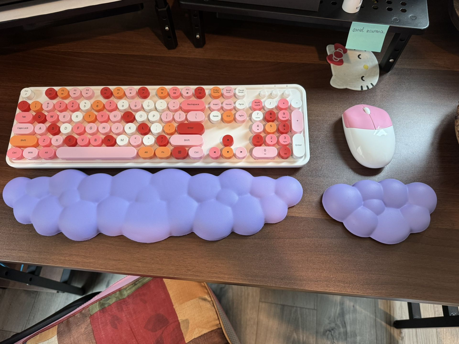 keyboard and wrist rest pad 