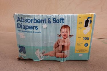Size 5 Up & Up Disposable Diapers – 168 Count