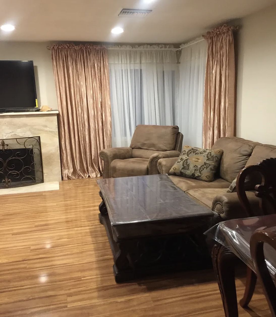 Living Room Sofa Set, 4 Pieces