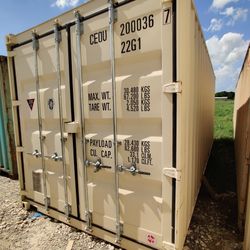 NEW 20ft Beige One Trip Shipping Containers For Sale 