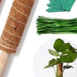 1 Coir/Plant Support with Tie and Tags