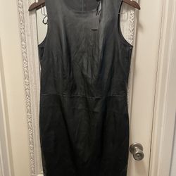 Black Faux Leather