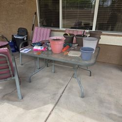 Glass Top, Patio Set