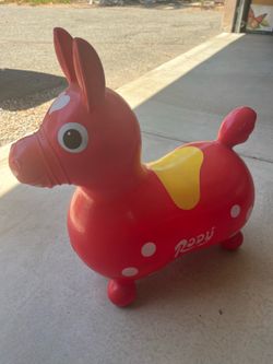 Vintage RODY Bouncy Ride-On Horse Inflatable Bounce