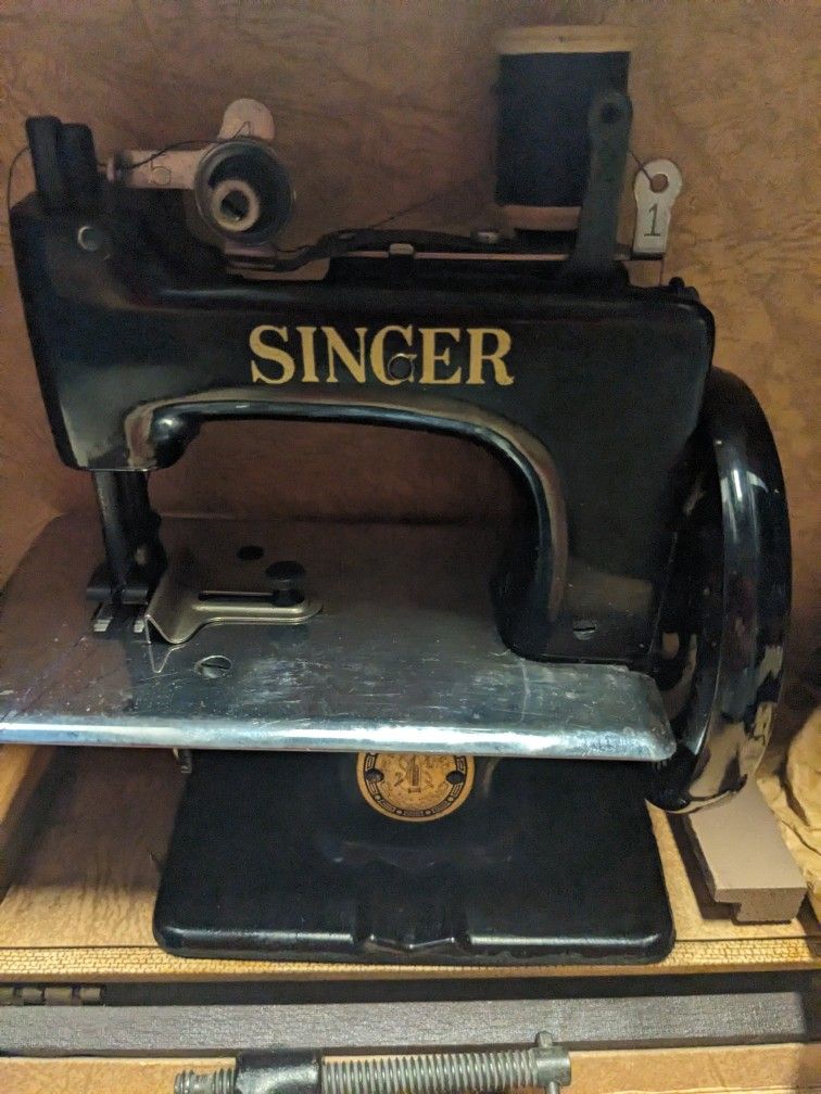 Antique Child's Sewing Machine