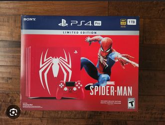 Spider-Man Ps4 Pro 1TB In Box
