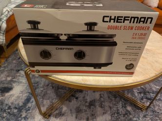 Chefman Double Slow Cooker – Brand New!