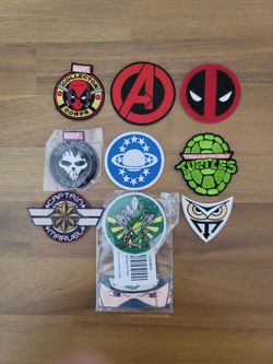 Mixed Pop Culture Embroidered Patches Lot