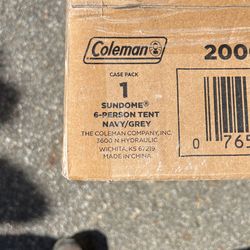 Coleman tent 6 Person 