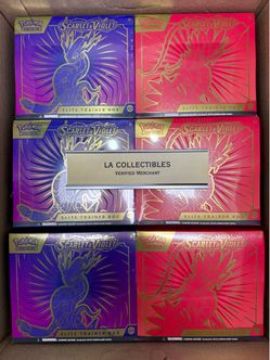 BULK Pokemon Scarlet & Violet Elite Trainer Box ETB (SEALED)