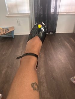 Black Patent Leather stiletto platform