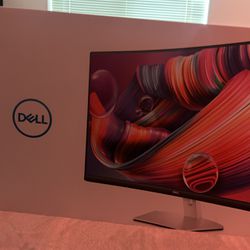 HP Dell 31.5 inch curving monitor 