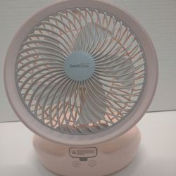 Geekaire Rechargeable Portable Foldable Fan With Nightlight 