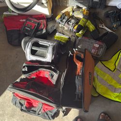 Various Tools, Tool Bags, Etc.