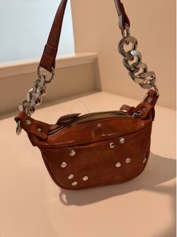 urban outfitters brown leather bag