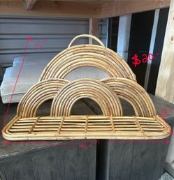 Rattan Wall hanging shelf ( see pictures