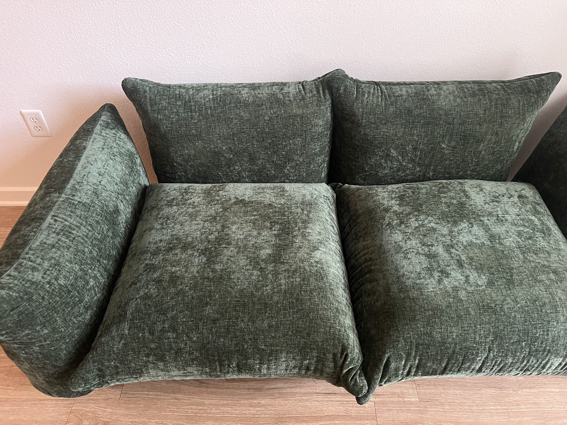 Magic home green Couch for Sale in Dallas, TX OfferUp