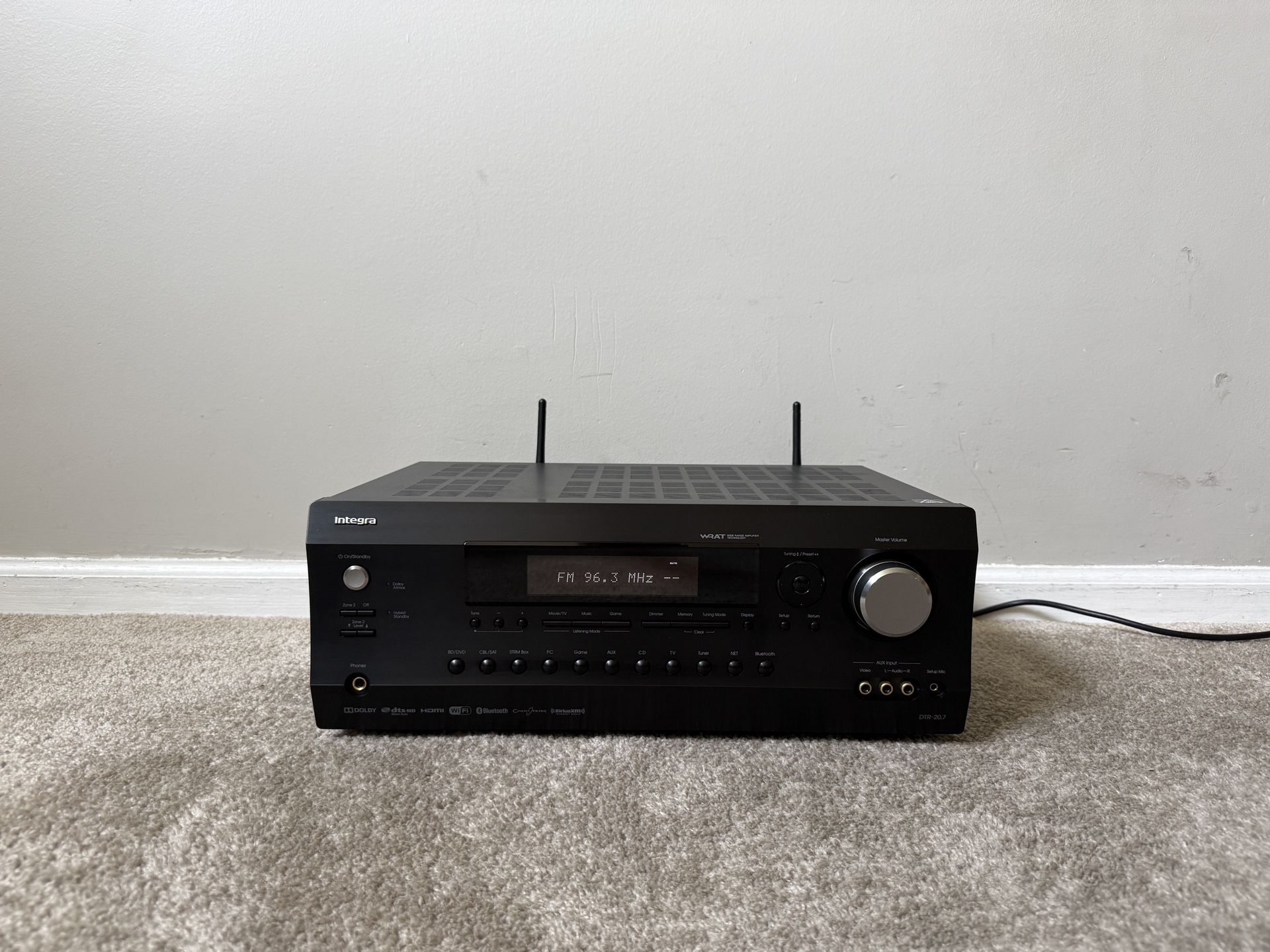 Integra 7.2 HDMI 4K Ultra HD Bluetooth WiFi Home Theater Surround Receiver