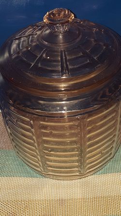 pink cracker jar