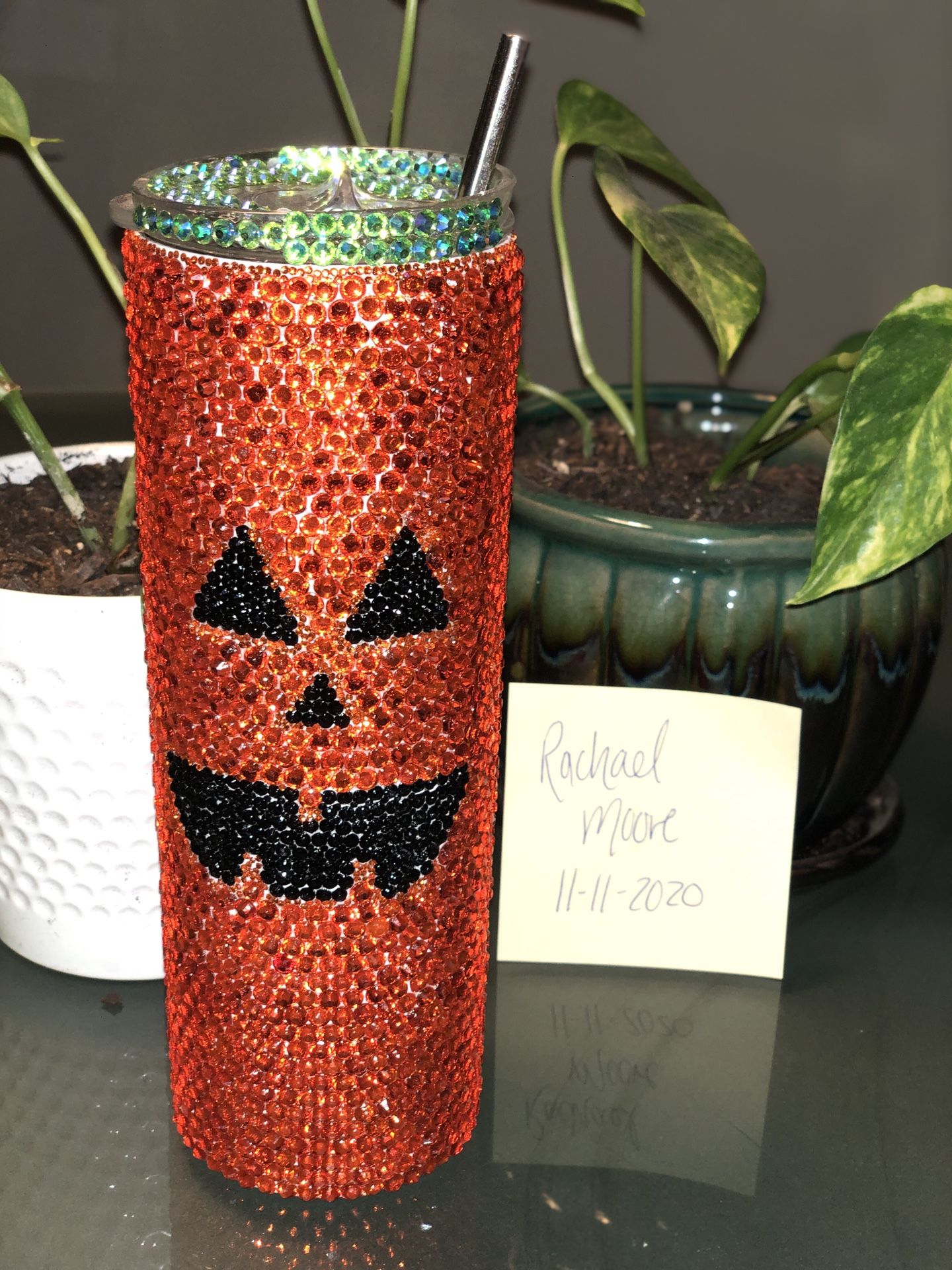 Rhinestone tumbler
