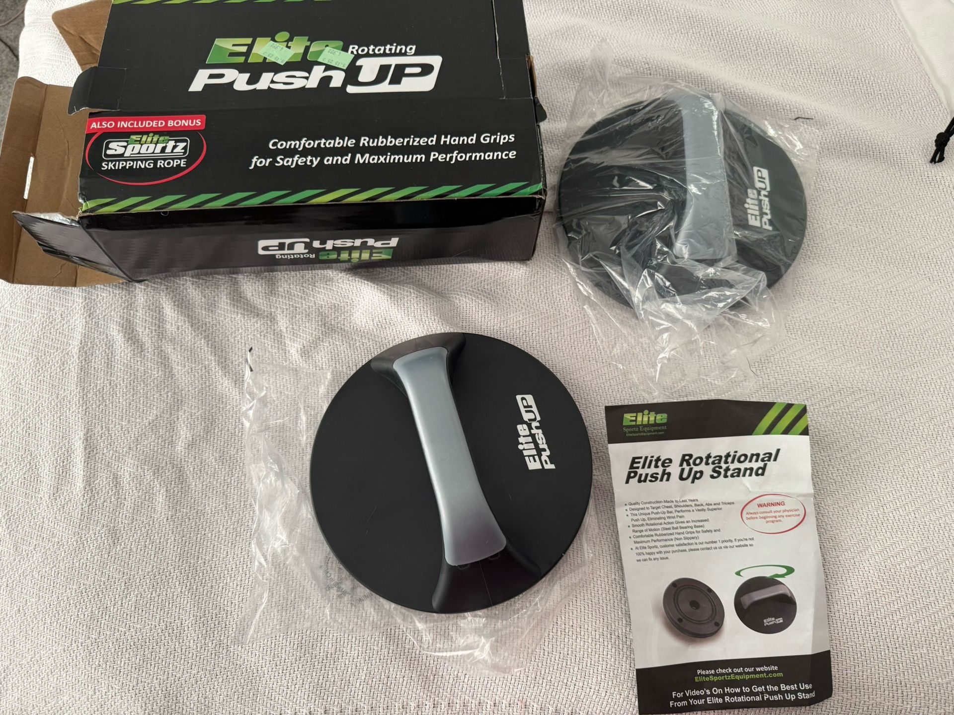 New Elite Sportz Push Up Bars