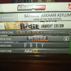 Xbox One And 360 Games 