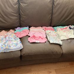 Lot Of 21  Girl Chothes  6 To 9 Months  Pajamas , Dress Etc Pickup Hopewell Or Mahopac