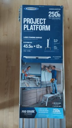 Werner AP-35 pro linking platform 48”x16” Ladder