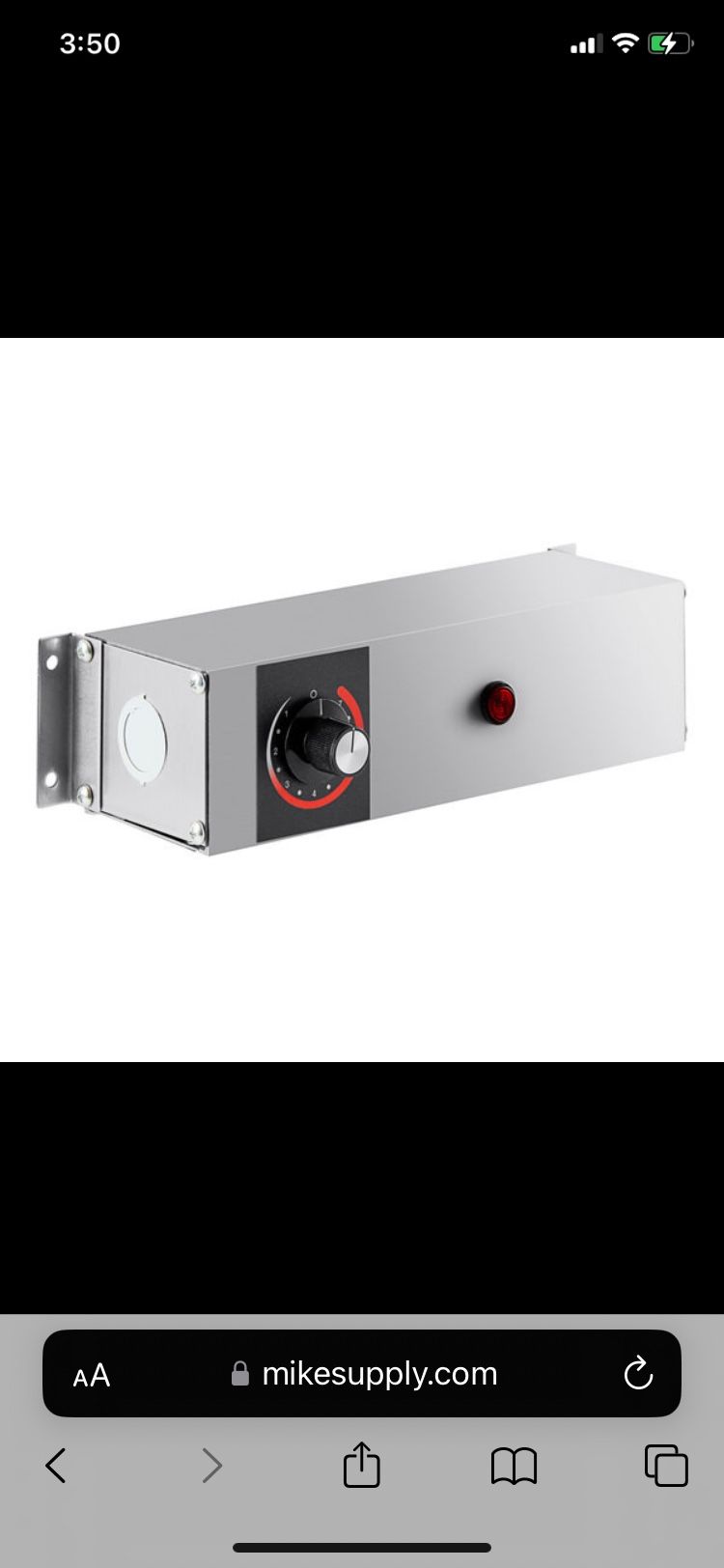 NEW Hatco RMB 7F Remote Enclosure 1 Infinite Switch & Indicator Light #1757 OB