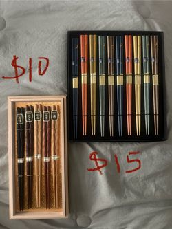 NEW JAPANESE CHOPSTICK SETS- PICK UP ONLY