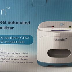 Lumin CPAP Mask & Accessories Machine Cleaner LM 3000 Brand New