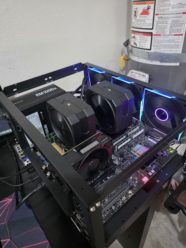 asus z10pe-d16 ws Server Dual Cpu Intel Xeon E5-4669 V4 2.20ghz 22 Cores 44 Threads 416gb Ddr4 Ram 256gb Nvme Windows 11 512gb Ssd Msi Aero 1060 6gb