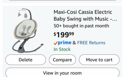 Maxicosi baby swing NEW