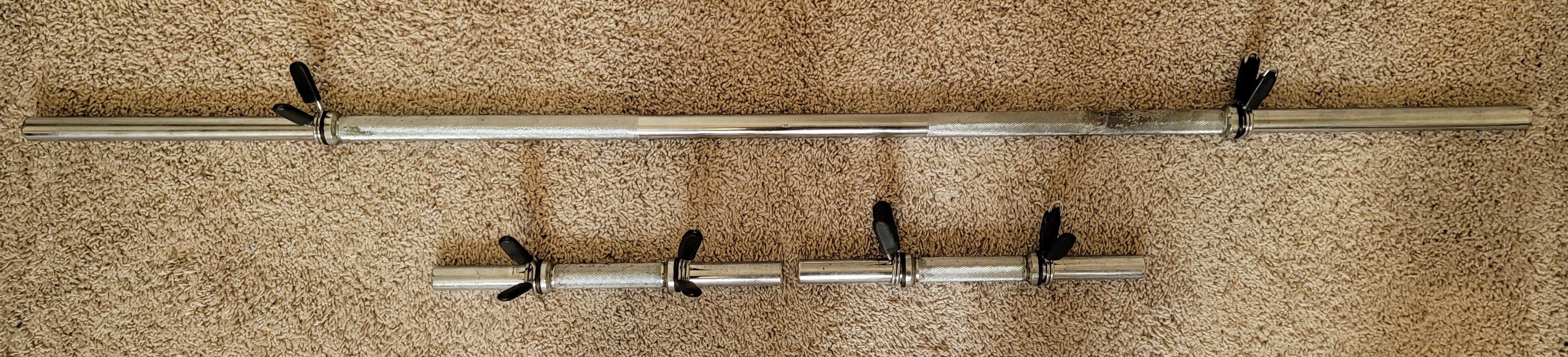 Barbell Dumbbell Curlbar & Weight Set