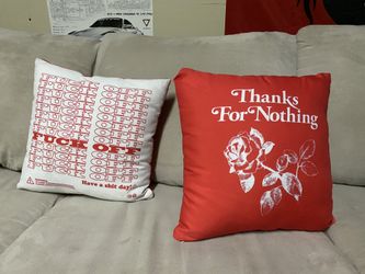 Two mad comfy pillows