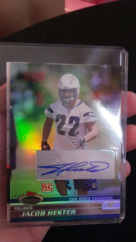 Jacob hester rookie auto
